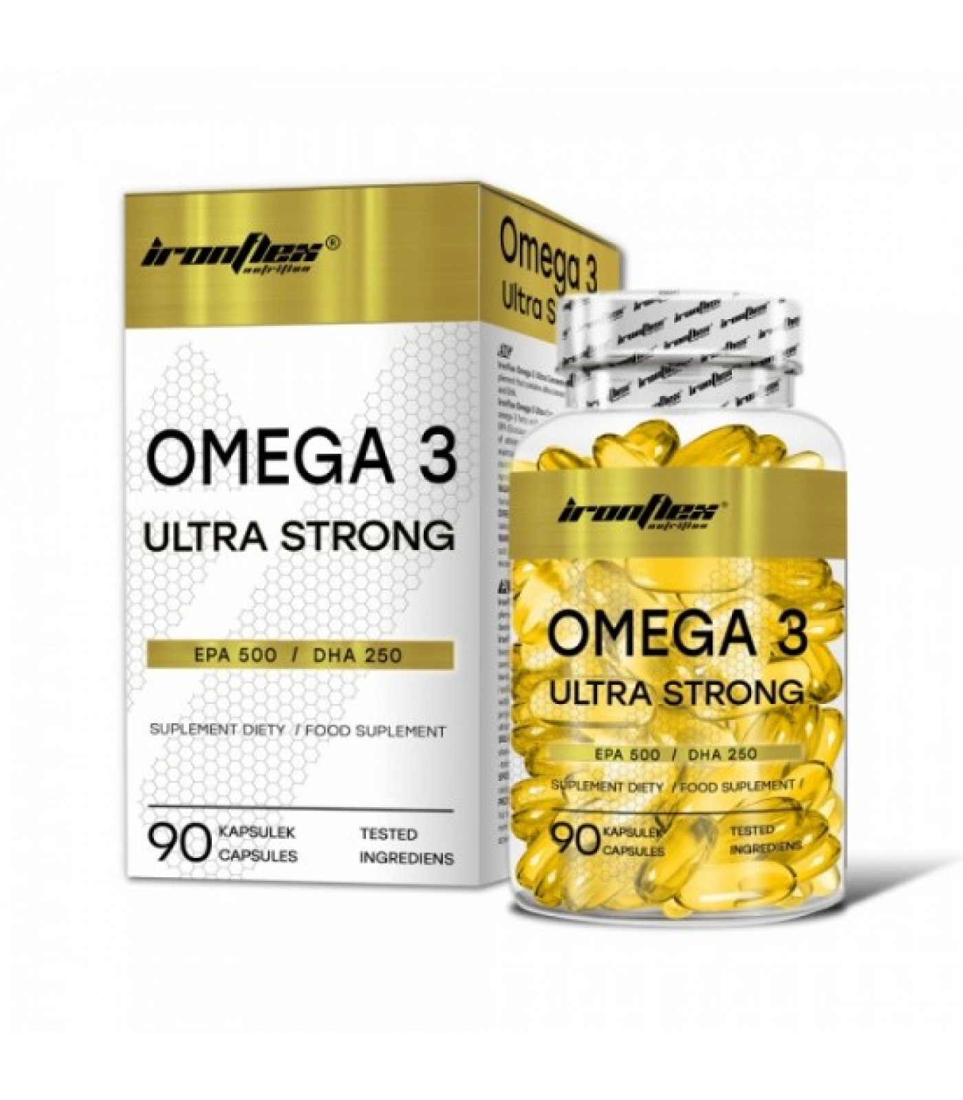 IronFlex Ultra Omega Strong 90 капсули / 90 дози​